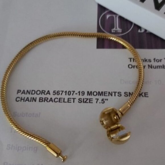 Authentic Pandora Moments Authentic SHINE™ Bracelet 567107-19 (19cm/7.5 inches) - Picture 2 of 16